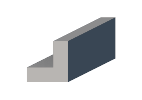 Perfil 3D - Perfil L-70/25x70/25mm