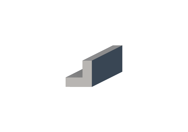 Perfil 3D - Perfil L-70/25x70/25mm - ACCA software Perfil 3D - Perfil L-70/25x70/25mm - ACCA software