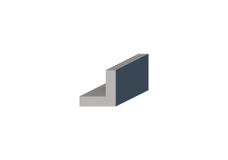 Perfil 3D - Perfil L-90/25x90/25mm - ACCA software Perfil 3D - Perfil L-90/25x90/25mm - ACCA software