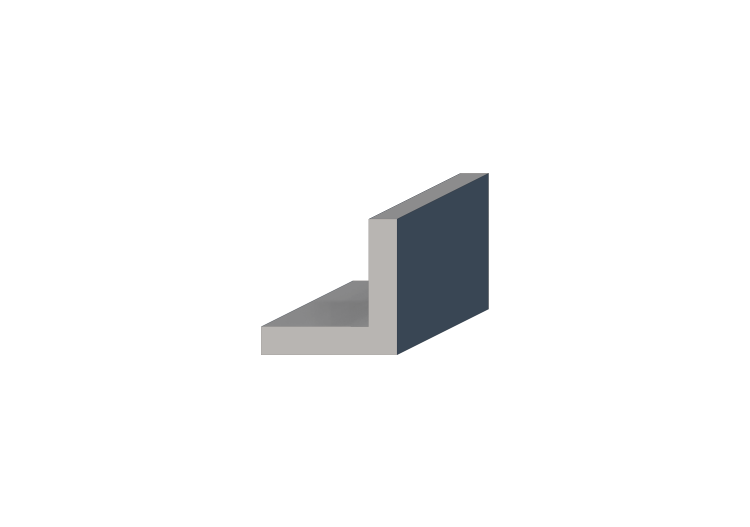 Perfil 3D - Perfil L-120/25x120/25mm - ACCA software Perfil 3D - Perfil L-120/25x120/25mm - ACCA software