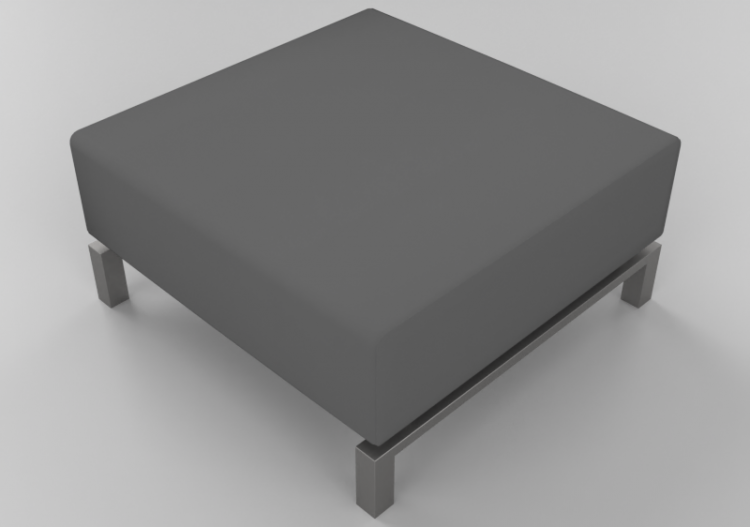 Poltrone 3D - Pouf in tessuto o in pelle - Hitch Mylius -...