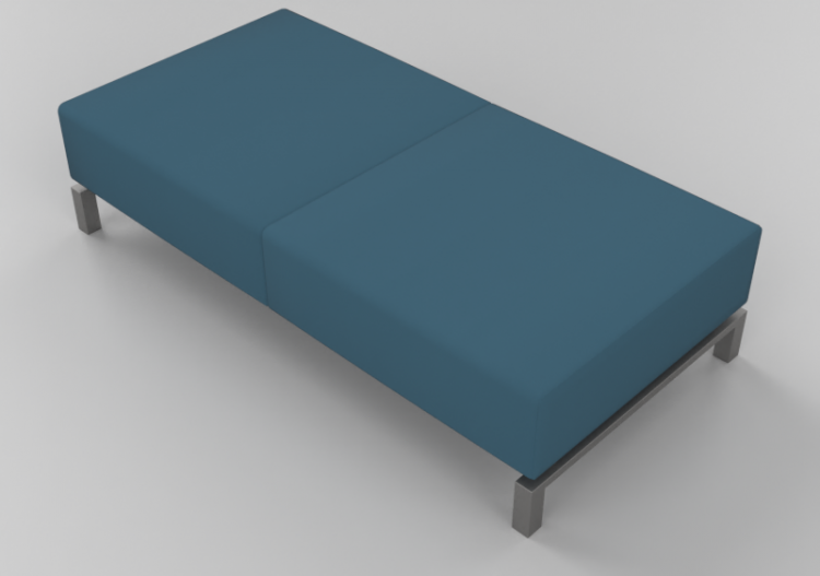 3D Sessel - Stoffsofa 2-Sitzer - Hitch Mylius - hm991b -...