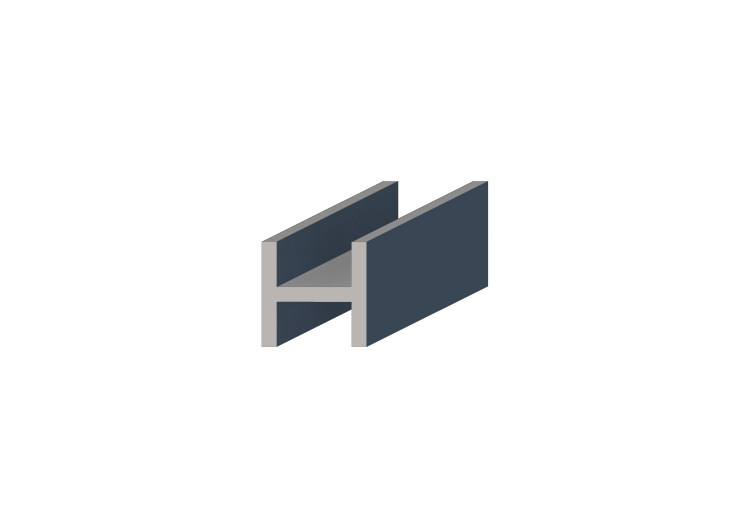 Perfil 3D - Perfil H-70/10x70/10mm - ACCA software Perfil 3D - Perfil H-70/10x70/10mm - ACCA software