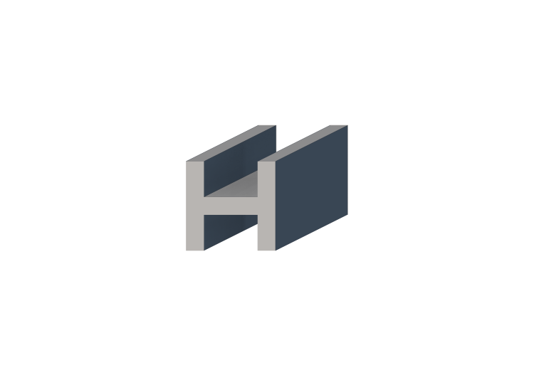 3D Profil - Profil H-100/20x100/20mm - ACCA software 3D Profil - Profil H-100/20x100/20mm - ACCA software