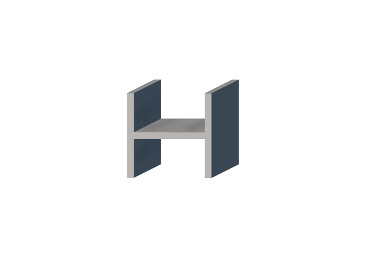 Perfil 3D - Perfil H-200/20x200/20mm - ACCA software Perfil 3D - Perfil H-200/20x200/20mm - ACCA software