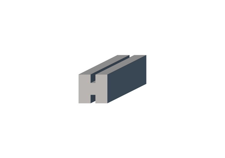 Perfil 3D - Perfil H-60/20x60/20mm - ACCA software Perfil 3D - Perfil H-60/20x60/20mm - ACCA software