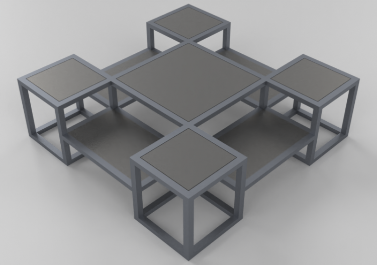 Mesas 3D - Mesa quadrada - Kare – 81702 - ACCA software
