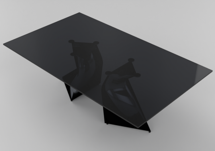 3D Tisch - Tisch rechteckig - Kare – 82377 - ACCA software