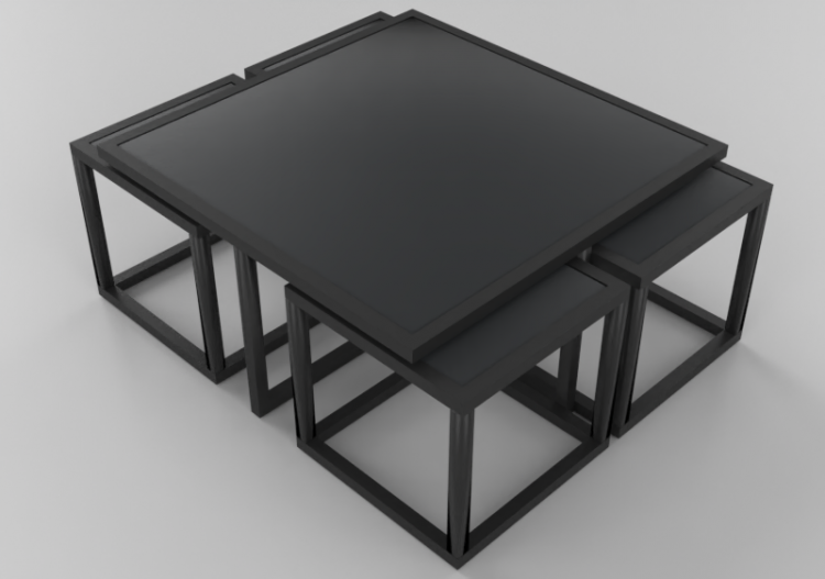 Tavoli 3D - Tavolo rettangolare - Kare – 82736 - ACCA...