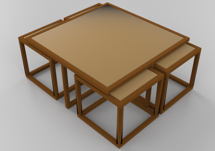 Tavoli 3D - Tavolo rettangolare - Kare – 82737 - ACCA...