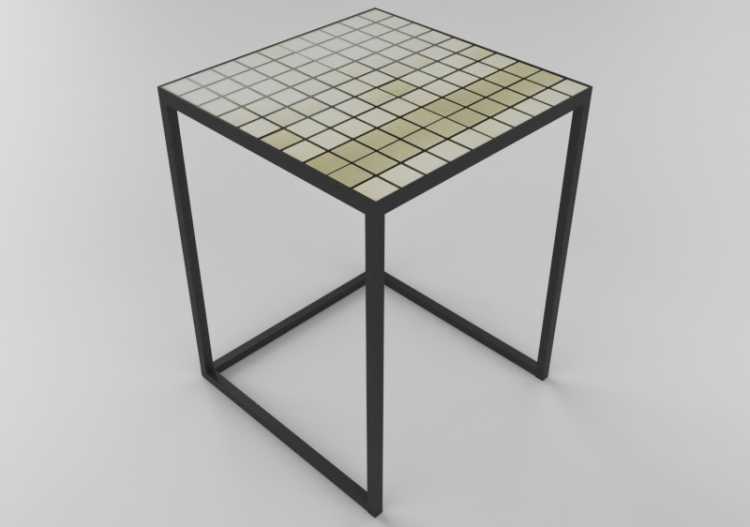 3D Tables - Square table - Kare – 82984B - ACCA software