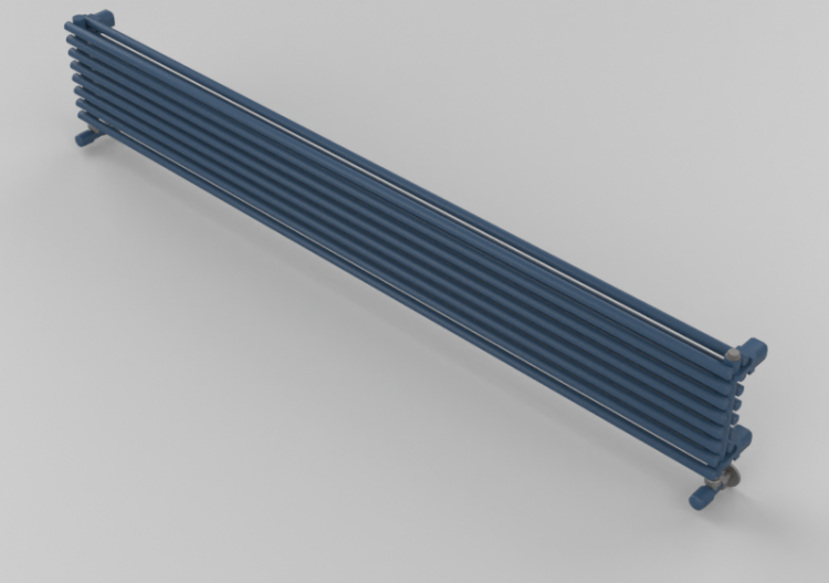 Radiador e Ventiloconvectores 3D - Radiador horizontal de...