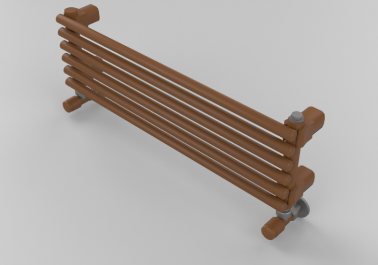 Radiateur et Ventilateur-convecteur 3D - Radiateur...