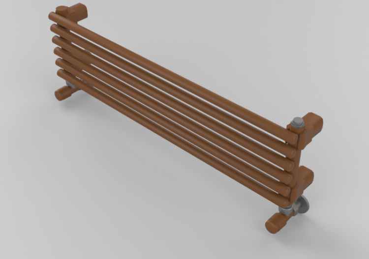 Radiateur et Ventilateur-convecteur 3D - Radiateur...