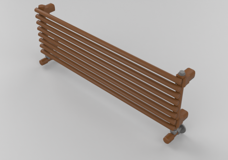 Radiateur et Ventilateur-convecteur 3D - Radiateur...