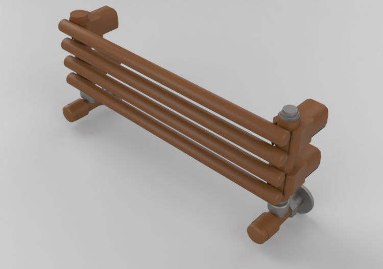 Radiateur et Ventilateur-convecteur 3D - Radiateur...