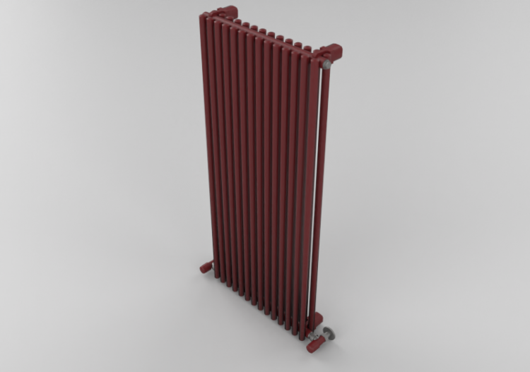 Radiateur et Ventilateur-convecteur 3D - Radiateur en acier...