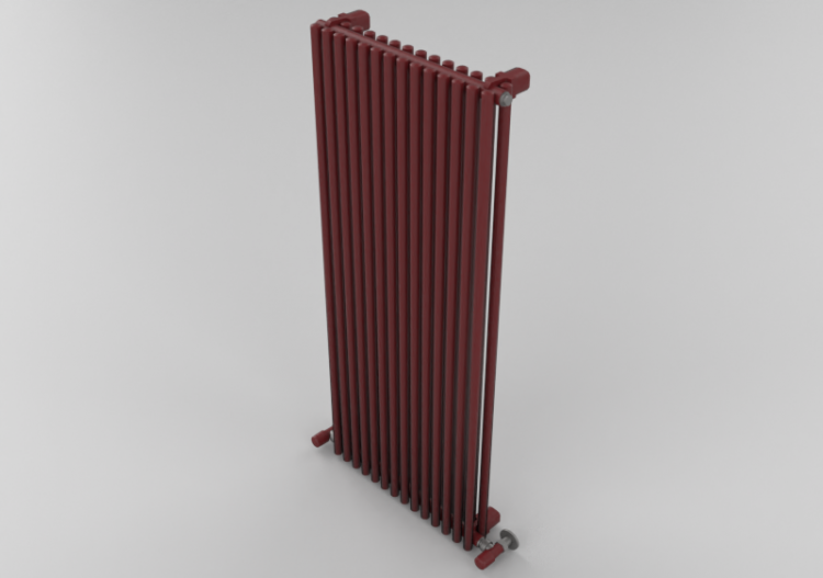 Radiateur et Ventilateur-convecteur 3D - Radiateur en acier...