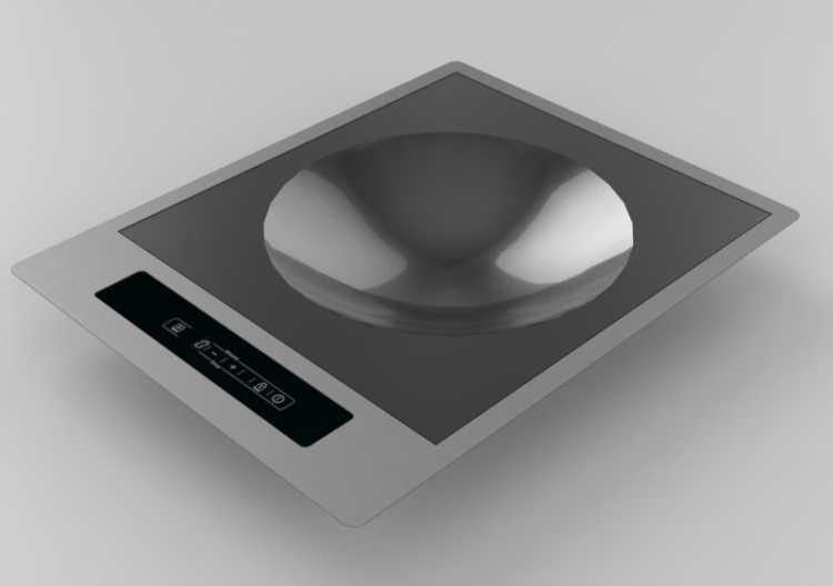 3D Electrical Appliances - Induction plate - KitchenAid -...