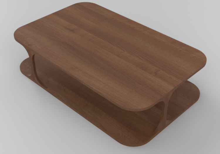 3D Tables - Low table - Schuster - BRASÍLIA - ACCA software