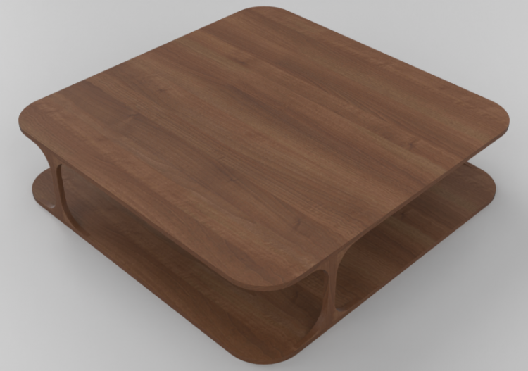 3D Tables - Low table - Schuster - BRASÍLIA - ACCA software