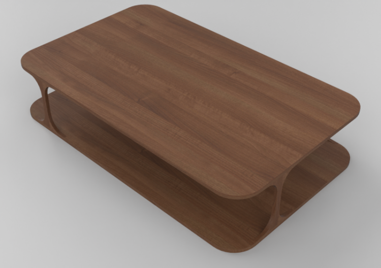 3D Tables - Low table - Schuster - BRASÍLIA - ACCA software