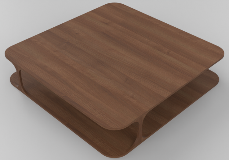 3D Tisch - Niedriger Tisch - Schuster - BRASÍLIA - ACCA...