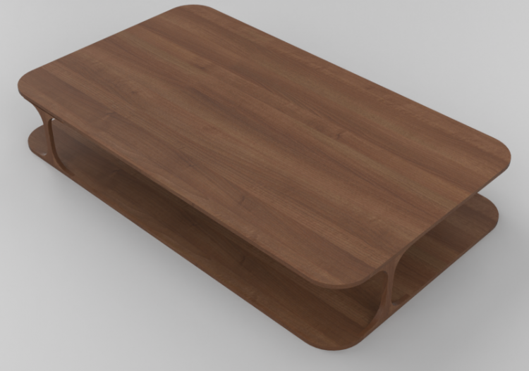 3D Tisch - Niedriger Tisch - Schuster - BRASÍLIA - ACCA...