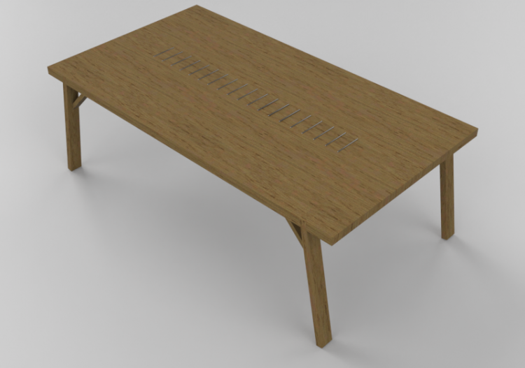 Mesas 3D - Mesa rectangular - Schuster - DESCANSO - ACCA...