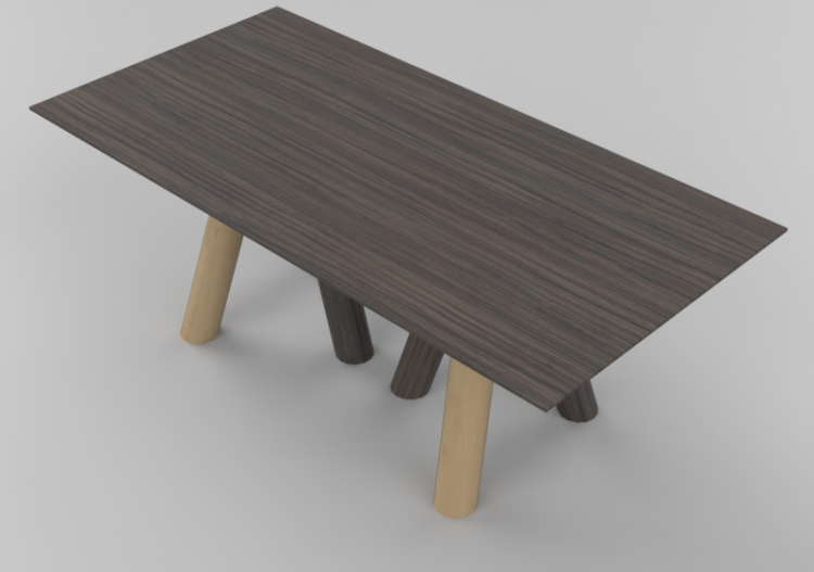 3D Tisch - Moderner Tisch - Schuster - RAIZES - ACCA...