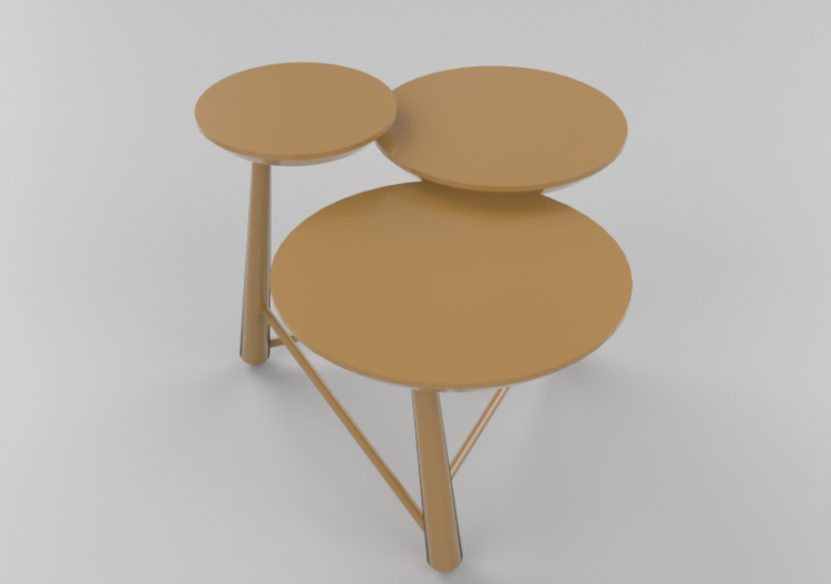 Mesas 3D - Mesa moderna - Schuster - GRAÇAS - ACCA software