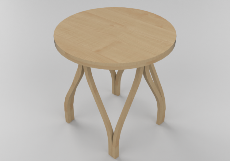 3D Tisch - Runder Tisch - Schuster - MOURA - ACCA software