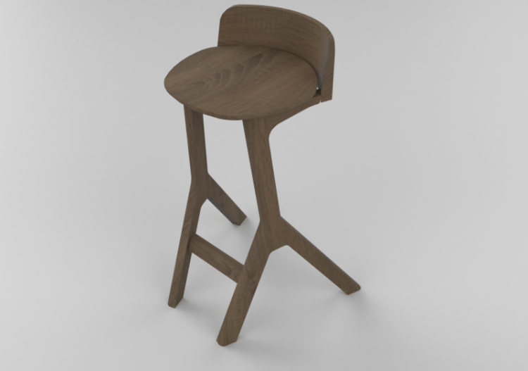 Sillas 3D - Taburete de madera - Schuster - AESTA - ACCA...