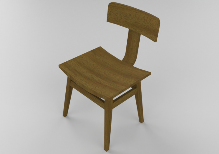 3D Chairs - Wood chair - Schuster - AZIZ - ACCA software