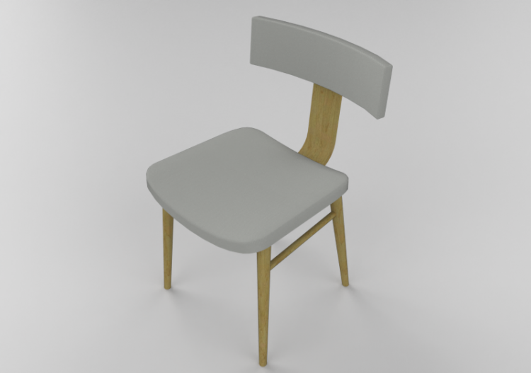 Cadeira 3D - Cadeira de madeira - Schuster - PADAUNG - ACCA...