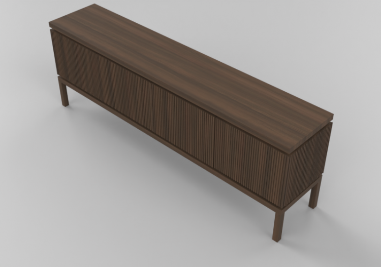 3D Möbel - Holz-Buffet - Schuster - HC 2200 - ACCA software