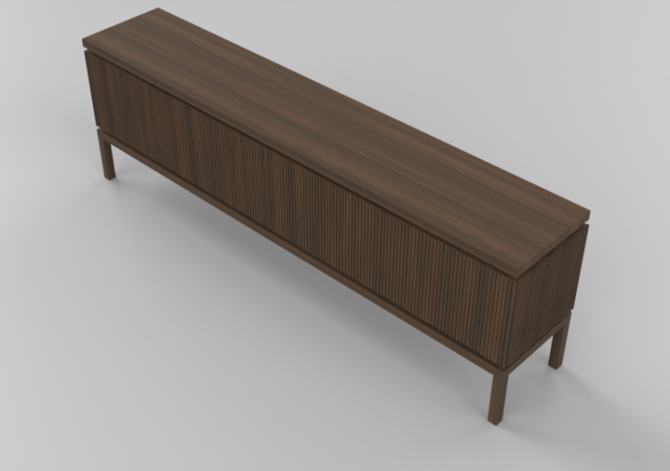 3D Möbel - Holz-Buffet - Schuster - HC 2392 - ACCA software