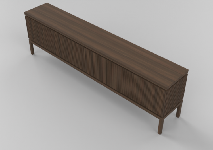 3D Möbel - Holz-Buffet - Schuster - HC 2600 - ACCA software