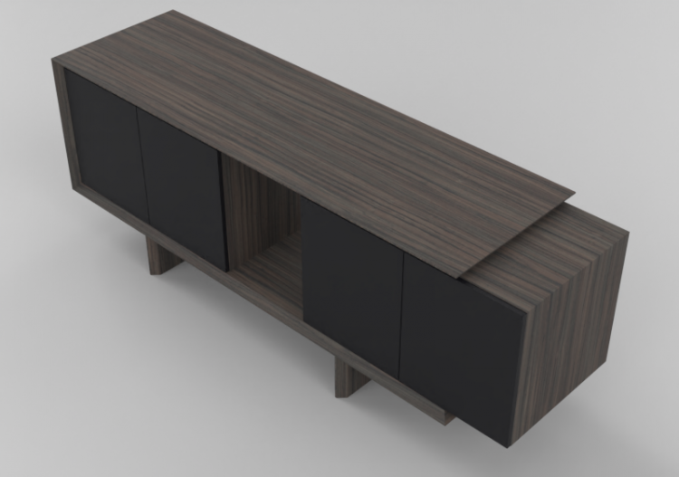 3D Möbel - Holz-Buffet - Schuster - REFLEXO Com 2000 - ACCA...