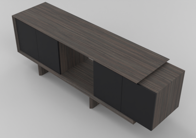 3D Möbel - Holz-Buffet - Schuster - REFLEXO Com 2200 - ACCA...