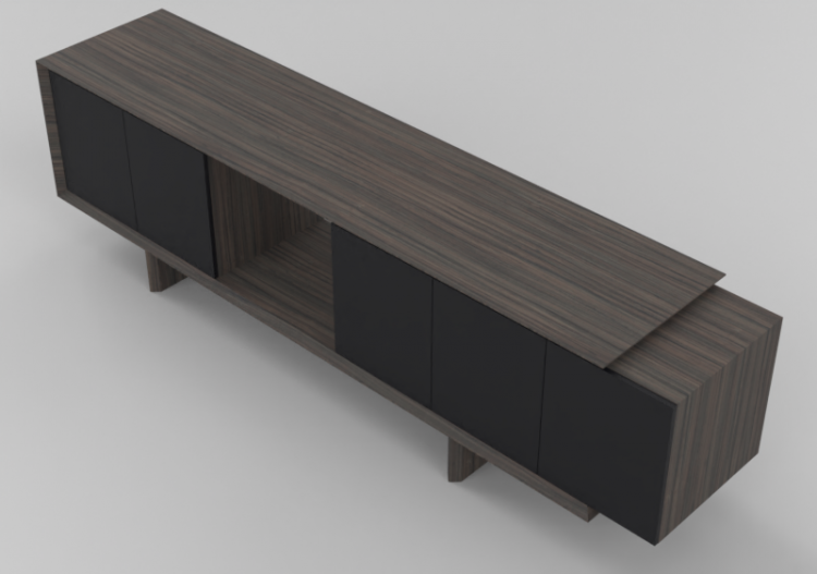3D Möbel - Holz-Buffet - Schuster - REFLEXO Com 2600 - ACCA...