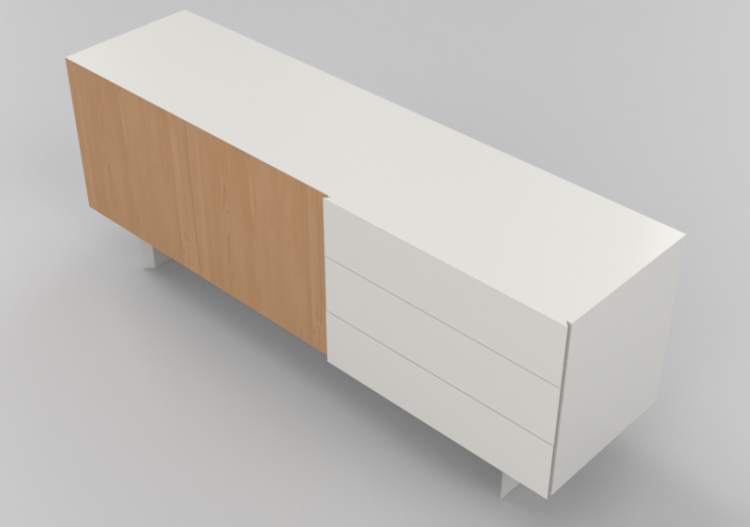 Mobili 3D - Buffet in legno - Schuster - TECLA 2000 - ACCA...