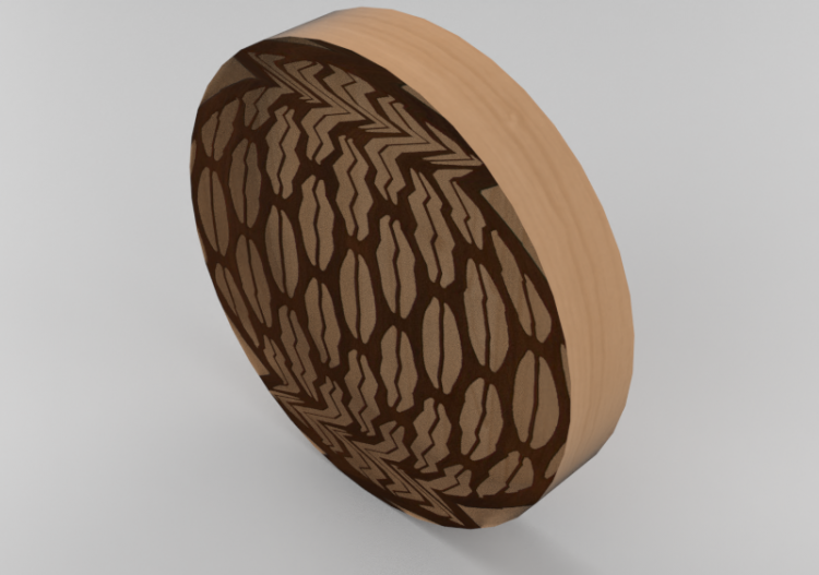 3D Wandlampe - Holzlampe - Schuster - GÁVEA - ACCA software