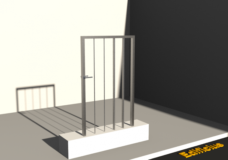 3D Gittertor - pedonale - ACCA software