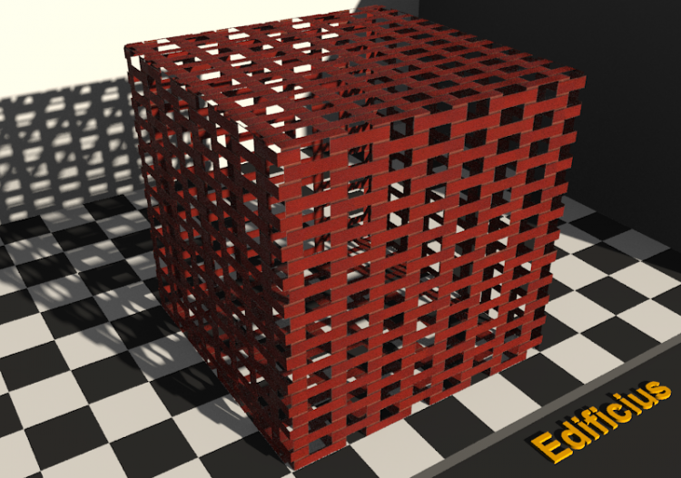 Texture briques - Alternating Brick with empty spaces -...