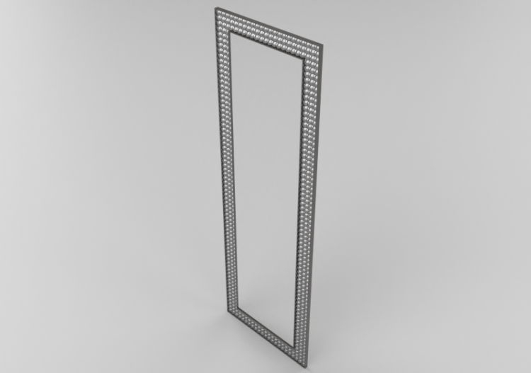 配饰 - Rectangular Mirror - Kare - 22625 - ACCA software