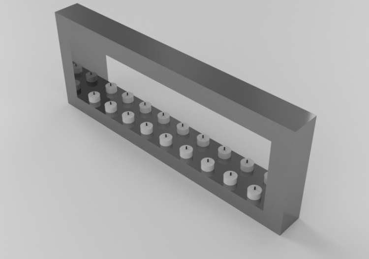 3D Zubehör - Spiegel rechteckig - Kare - 72830 - ACCA...