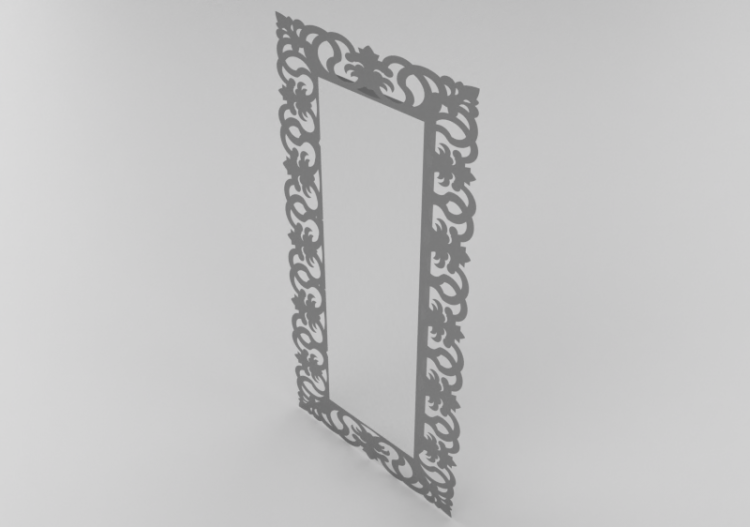 配饰 - Rectangular Mirror - Kare - 73859 - ACCA software
