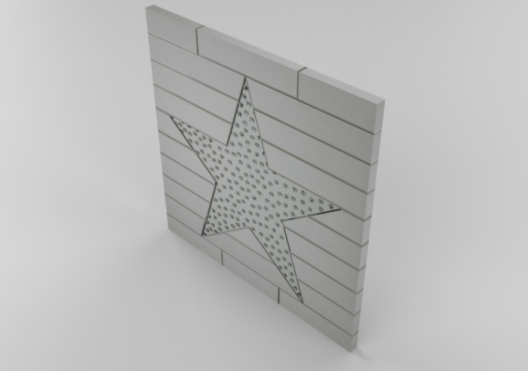 3D Zubehör - Spiegel quadratisch - Kare - 80842 - ACCA...