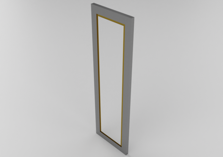 3D Accessories - Rectangular Mirror - Kare - 81222 - ACCA...